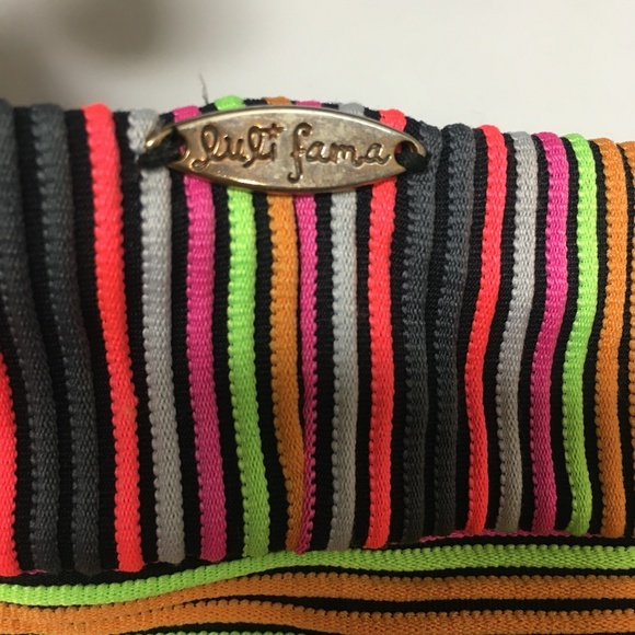 LULI FAMA Jungle Glow REVERSIBLE Two Piece Bikini EUC - Picture 12 of 13